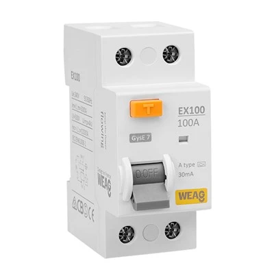 80A 100A 125A auðkenni RCCB